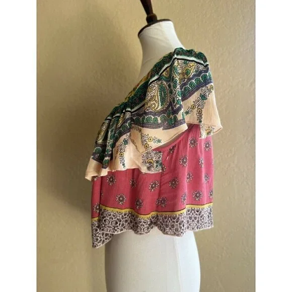 O'Neill Dallas Off-The-Shoulder Cropped Top - Womens Shirts Size S L - Picture 5 of 12